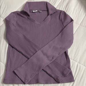GAP Purple Long Sleeve Kids Tee